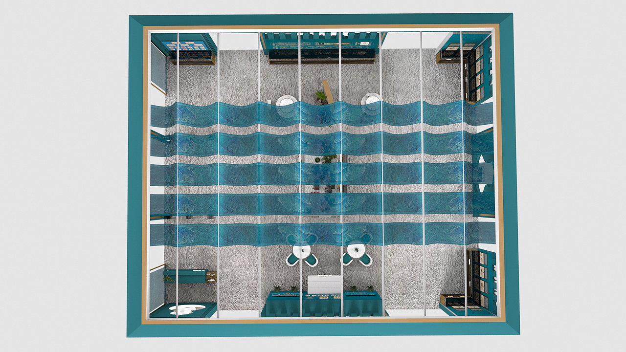 太白酒展览展厅|山水与唐风的视觉共生