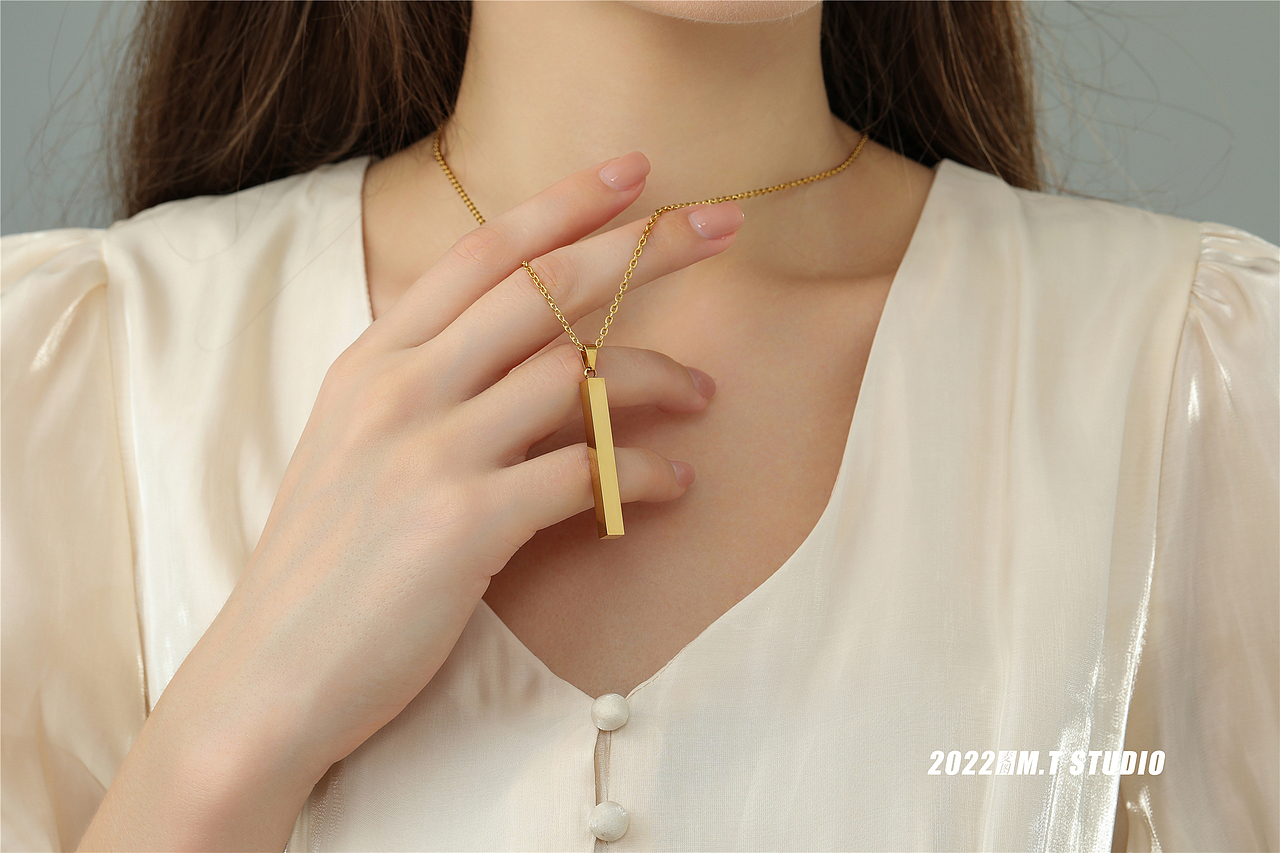 亚马逊饰品耳钉戒指项链手链杂乱合集静物图模特图