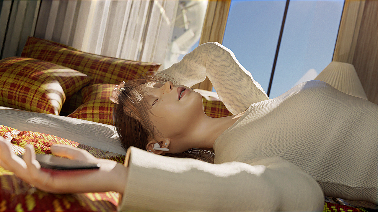 欢乐旋律与小女孩