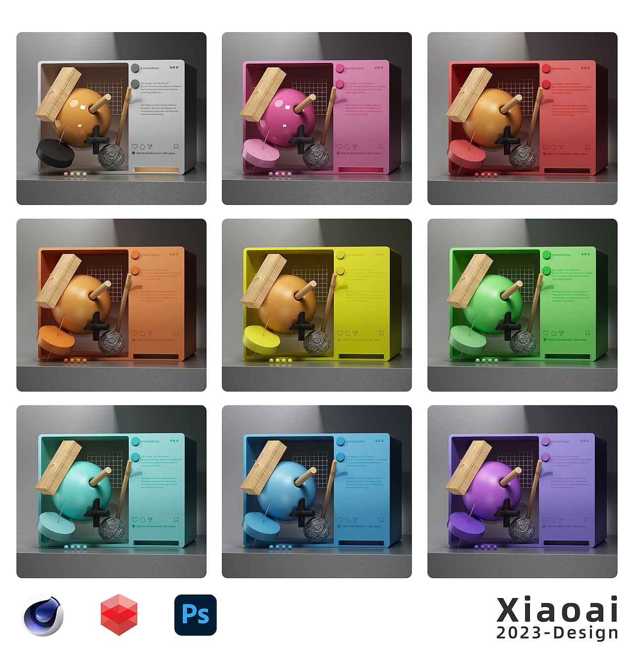 Redshift小场景渲染练习（图ZMzM2OTQ0OTE2） - 产品 - 站酷设计师小爱_设计师原创素材 - 站酷ZCOOL