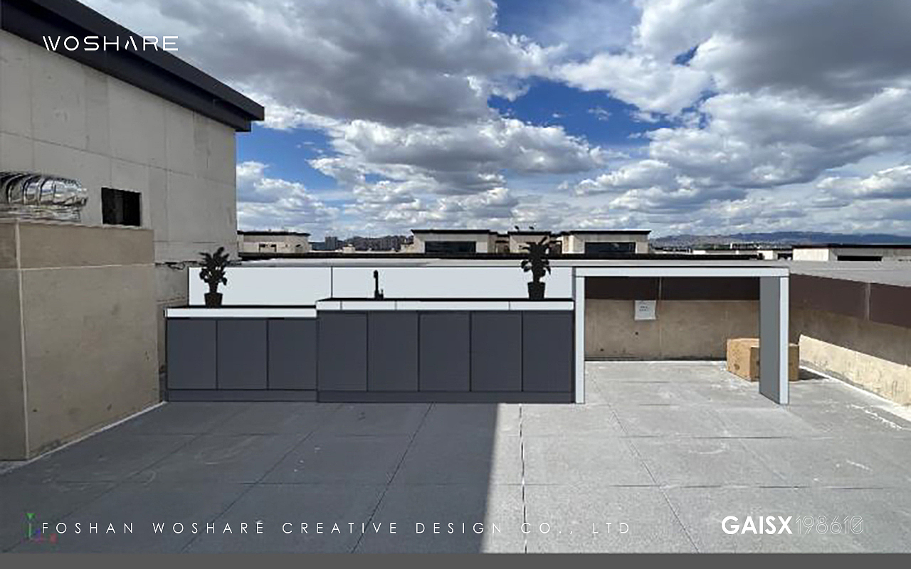 山西天台花园户外操作台设计