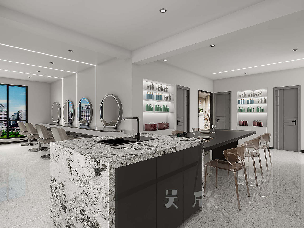 美发店——打造精致的你（图ZMjk4NDIyMTAw） - 商业空间设计 - 站酷设计师吴欣MM原创素材 - 站酷ZCOOL