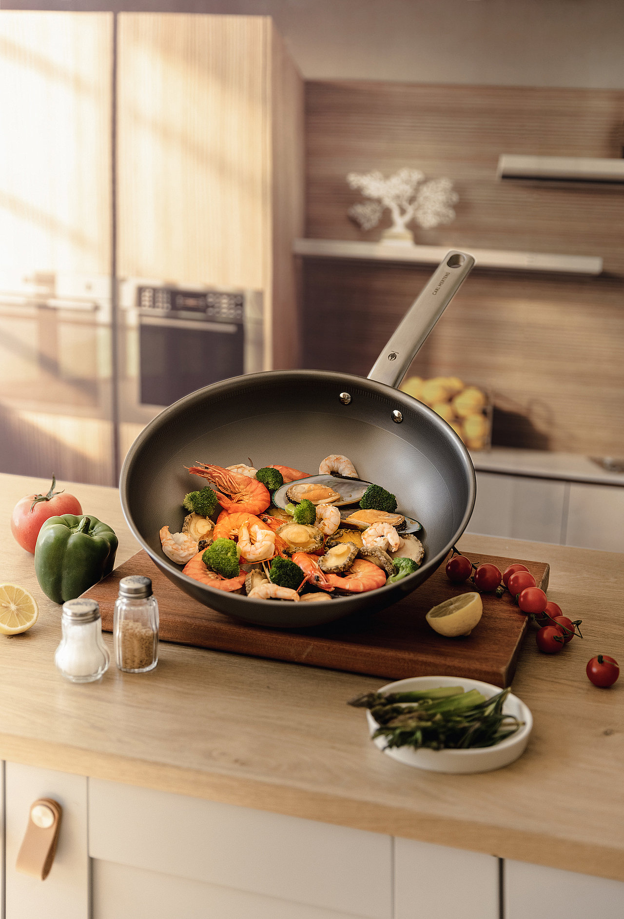 CARL MERTENS纯钛无涂层不粘锅