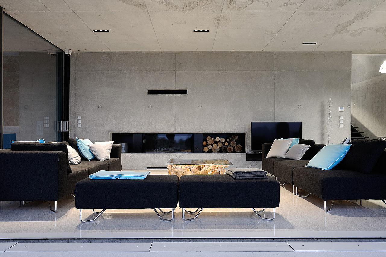 室内设计分享01 清水混凝土 独立住宅设计