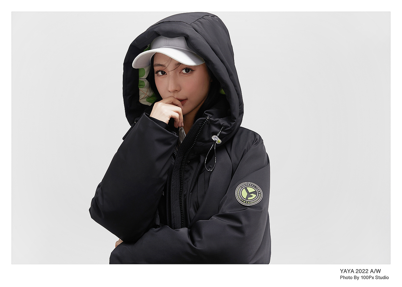羽绒服拍摄｜YAYA羽绒服2022A/W 设计师联名系列（图ZMzE5NDE3MzA0） - 人像摄影 - 站酷设计师WaiTinG0417原创素材 - 站酷ZCOOL