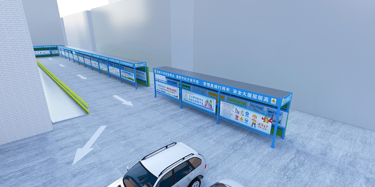 中建-深圳某建筑项目安全通道（图ZMzQyNzI1MzU2） - 建筑/空间 - 站酷设计师丁丁彡原创素材 - 站酷ZCOOL