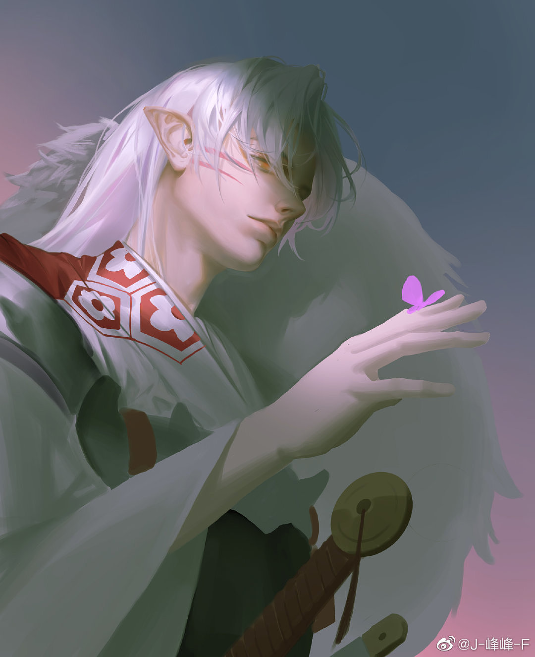 杀生丸~（图ZMzE0ODE3NTMy） - 游戏原画 - 站酷设计师光翼学园原创素材 - 站酷ZCOOL