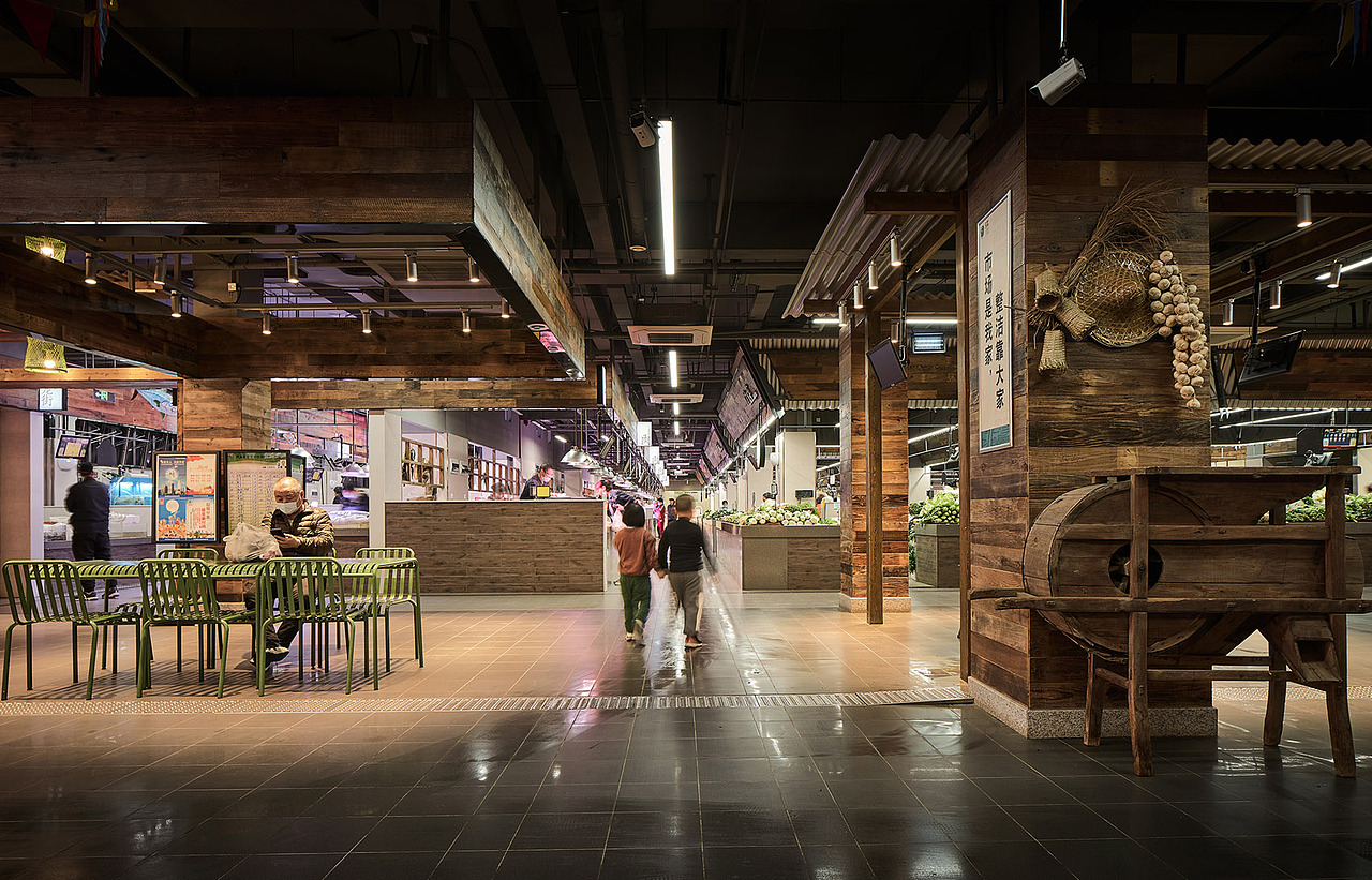 京墨设计分享——福明菜场（图ZMzAyNzUyNjIw） - 商业空间设计 - 站酷设计师上海京墨室内设计原创素材 - 站酷ZCOOL