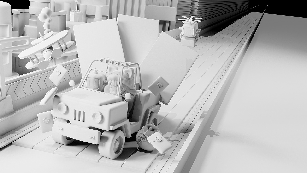 2024年4月-5月美妆类建模渲染工作