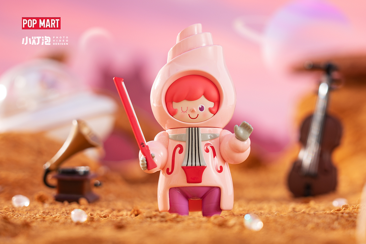 潮玩摄影|泡泡玛特 space walker 宇宙音乐会 赛博