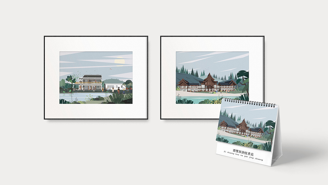 建筑插画（图ZMzEwNDk4MjE2） - 商业插画 - 站酷设计师干草堆原创素材 - 站酷ZCOOL