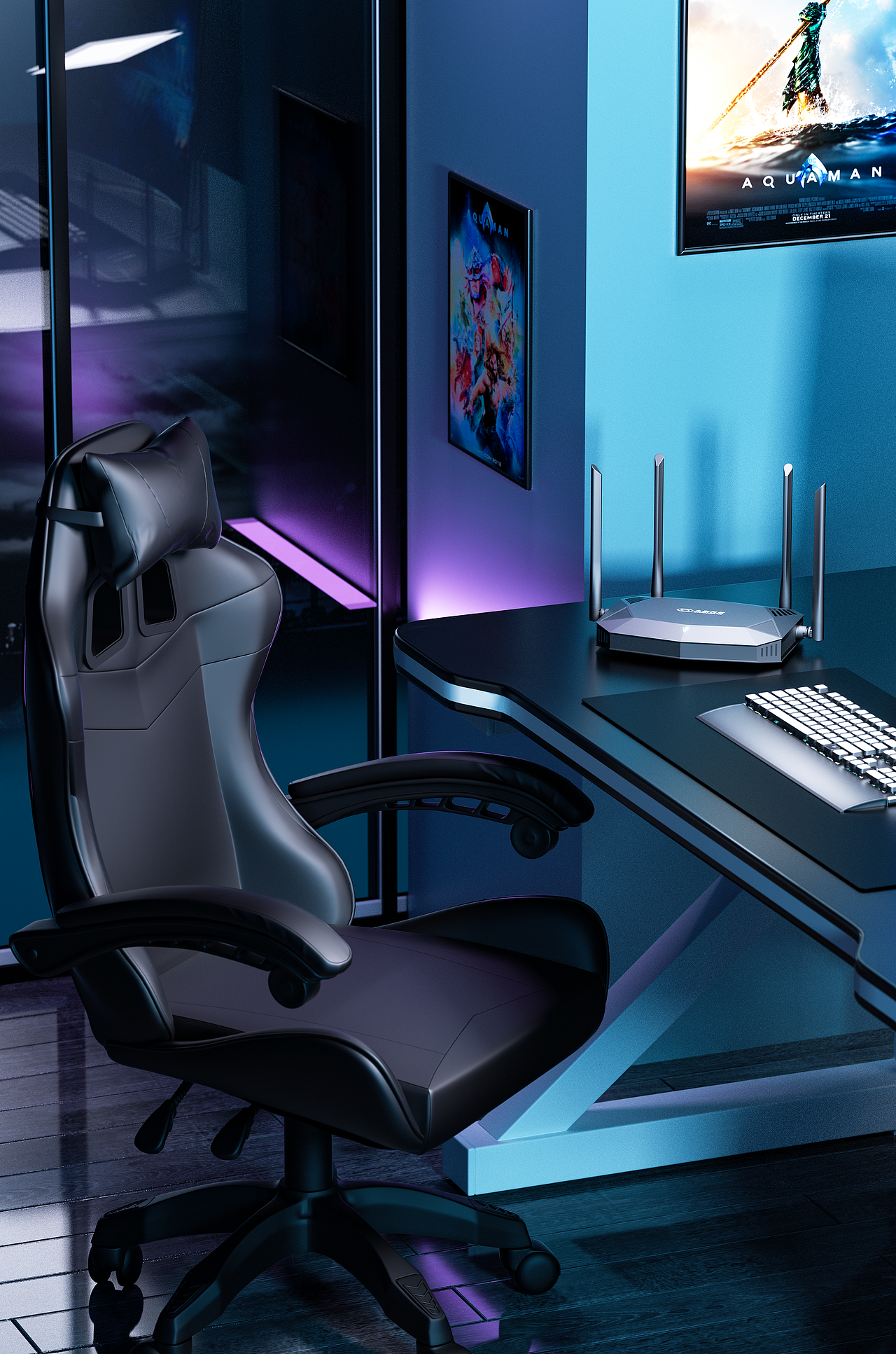 路由器场景渲染（图ZMzUxNjE3OTg0） - 场景 - 站酷设计师美吉视觉设计原创素材 - 站酷ZCOOL