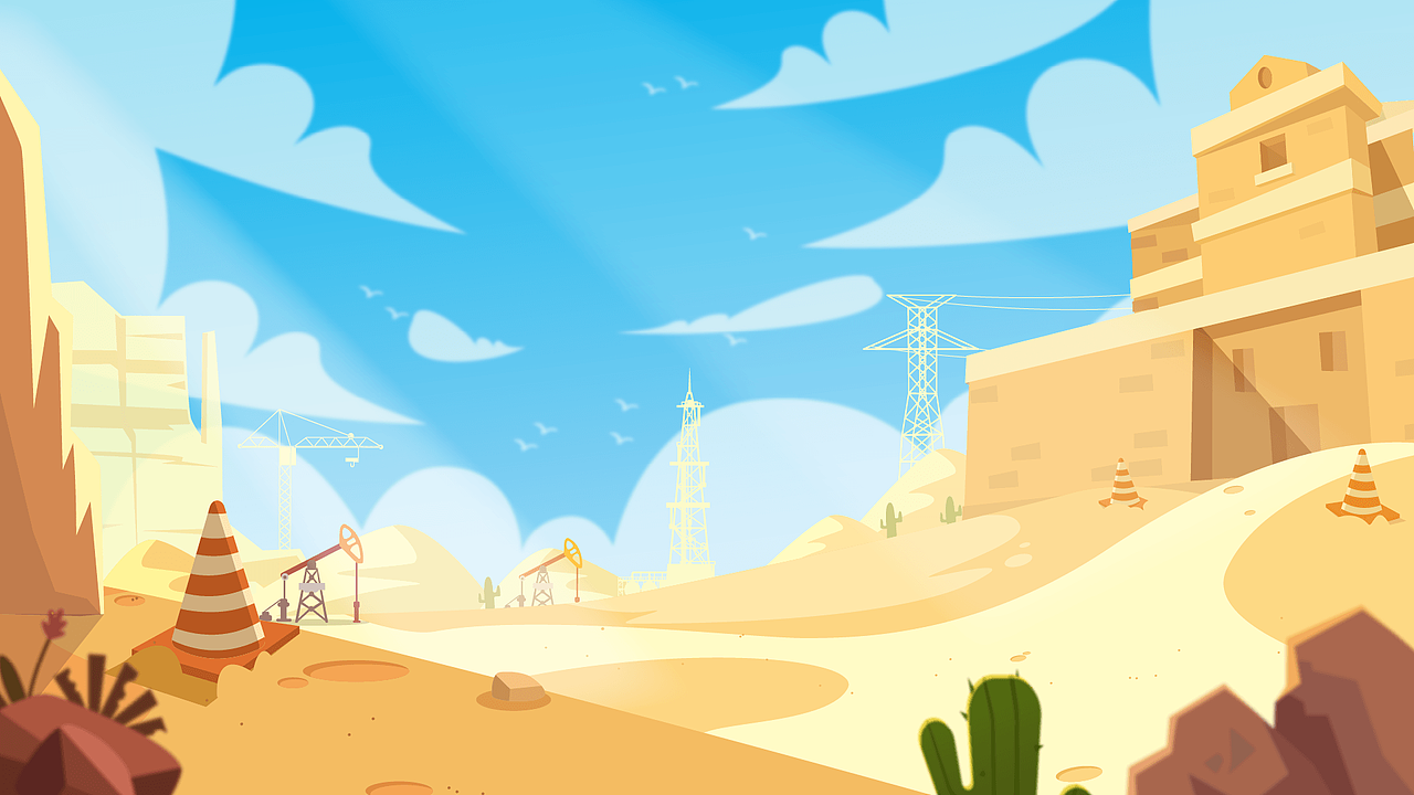 矢量动画场景(卡通插画)