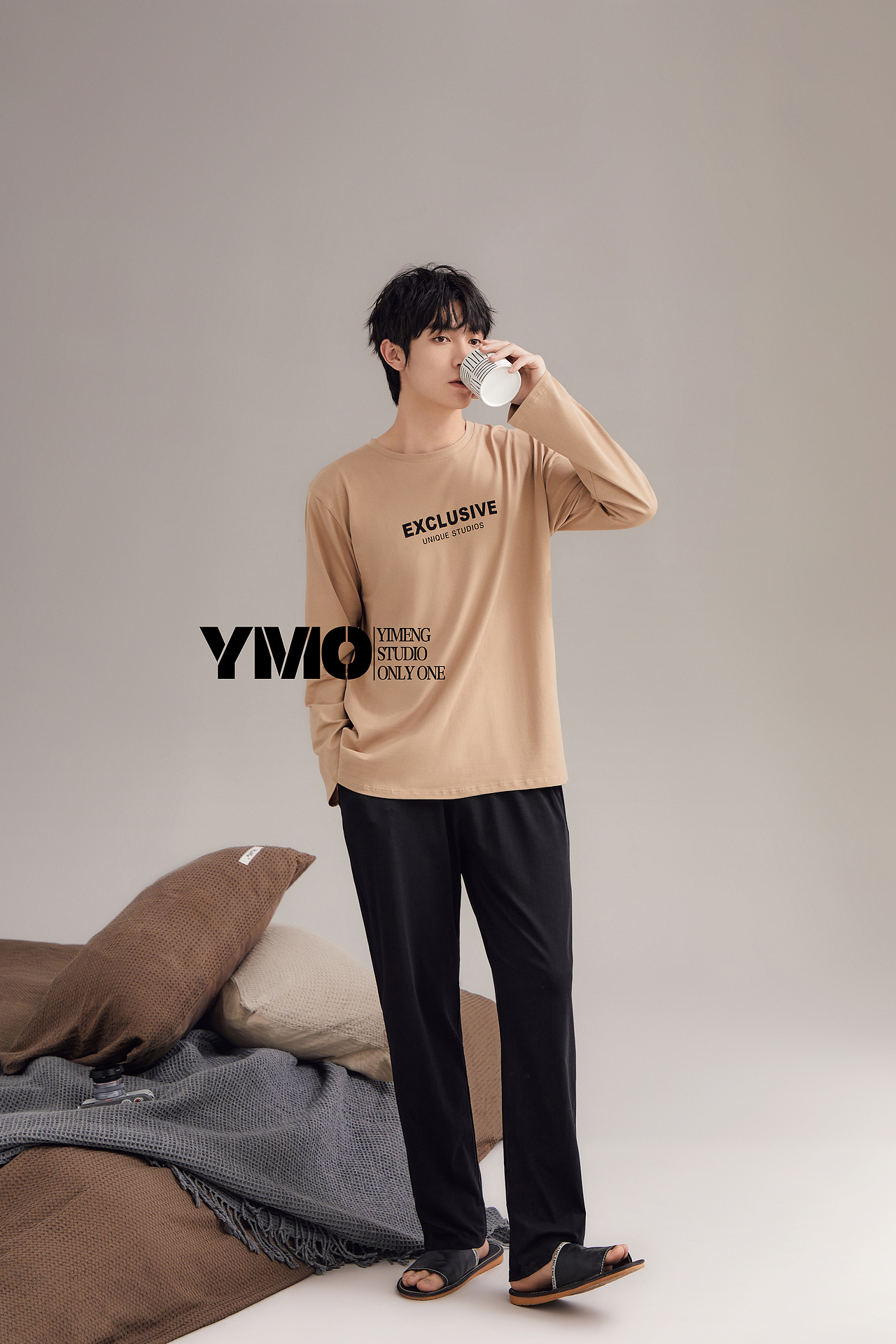 白浩家居服（图ZMzUwNDQ3MDQ4） - 人像摄影 - 站酷设计师Ym益梦家居服拍摄原创素材 - 站酷ZCOOL