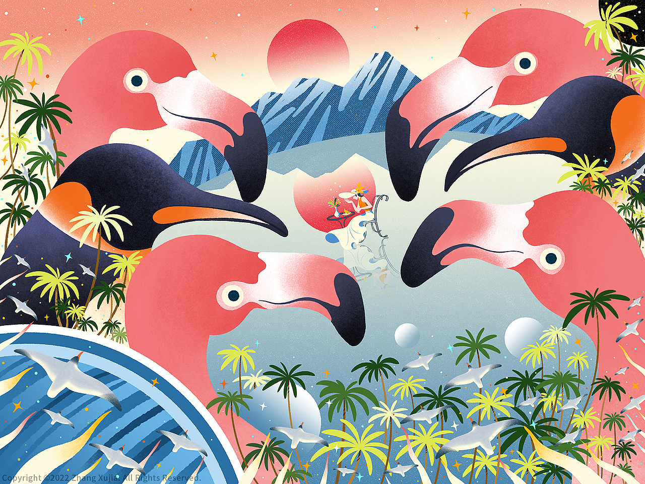 2022插画作品年终总结（图ZMzI1ODM4MjY4） - 商业插画 - 站酷设计师张旭加XujiaZhang原创素材 - 站酷ZCOOL