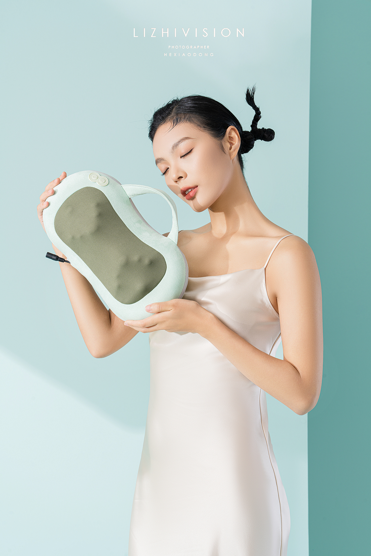 按摩枕-清新居家调