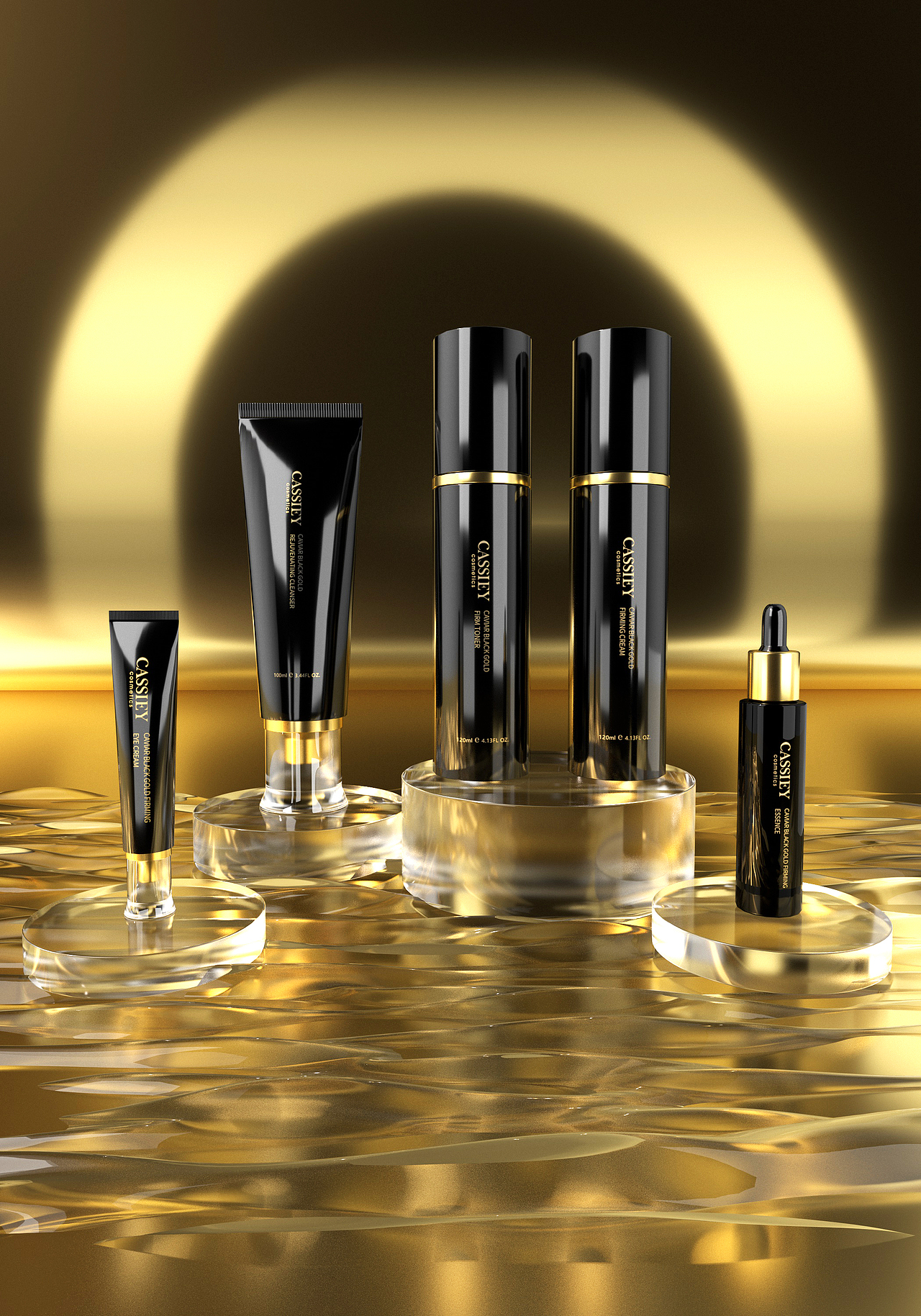 卡丝 黑金套 系列 与 试用装 设计