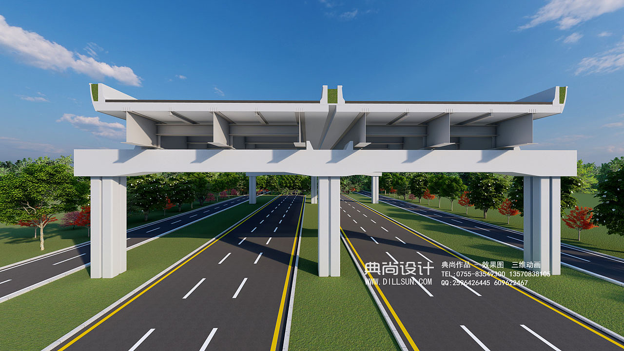 桥梁设计效果图 4