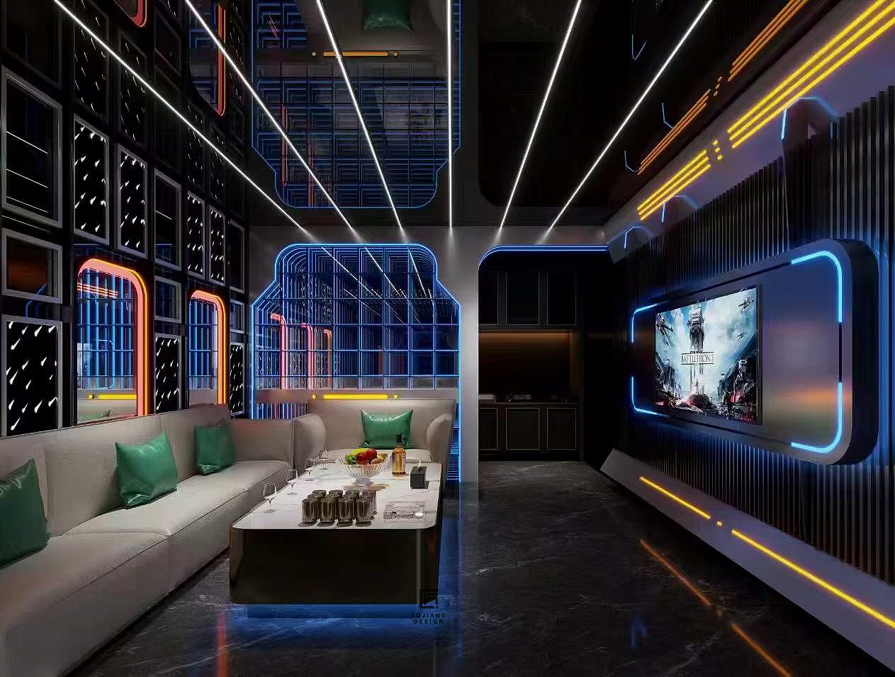 工装KTV设计案例｜个性化别具一格空间环境