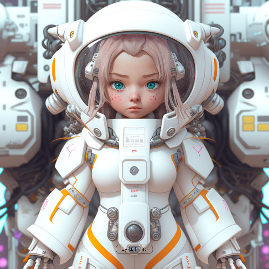 【Midjourney】机甲甜姬（图ZMzI3ODg5MTEy） - AI作品 - 站酷设计师陈十一心SD原创素材 - 站酷ZCOOL