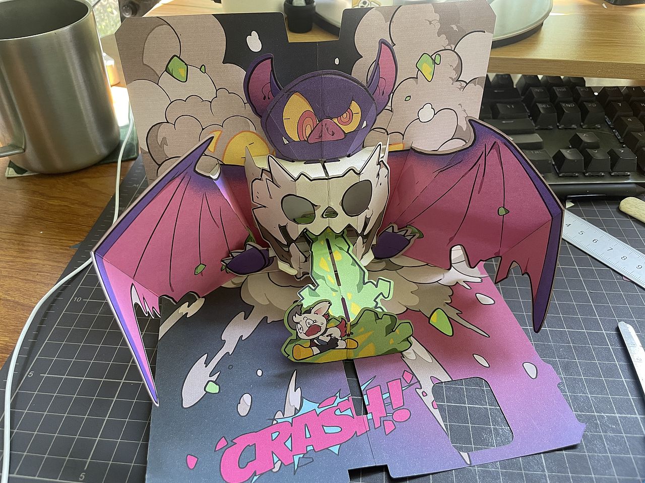 Demon Hunter 鬼屋冒险立体书（图ZMzU0NzMwMTI0） - 工艺品设计 - 站酷设计师做产品的吴师傅原创素材 - 站酷ZCOOL