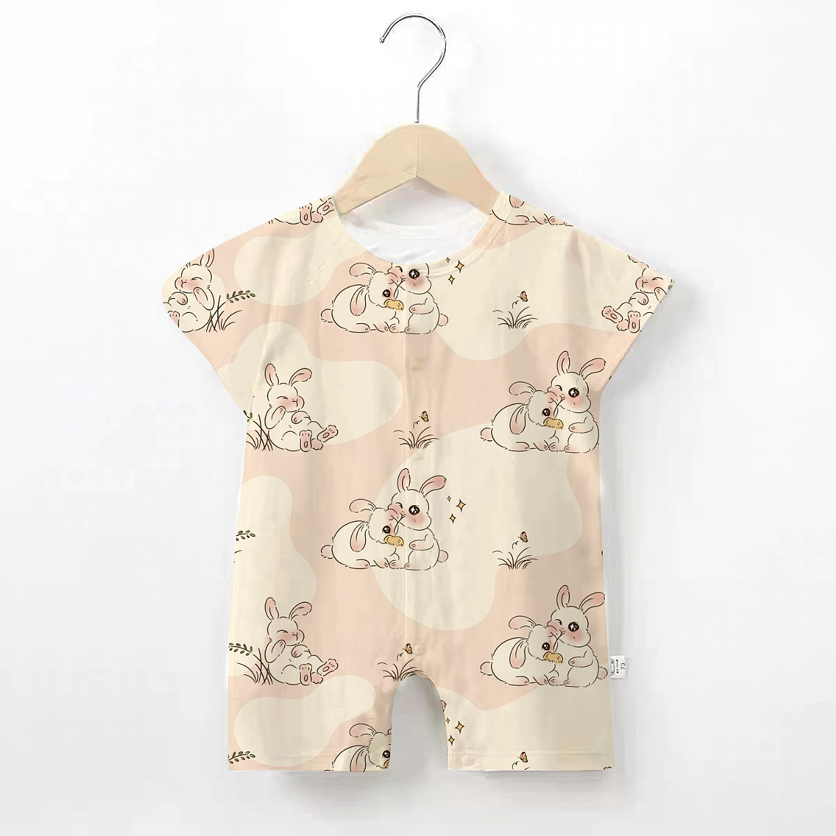 卡通兔子印花图案设计 原创 家纺 文创