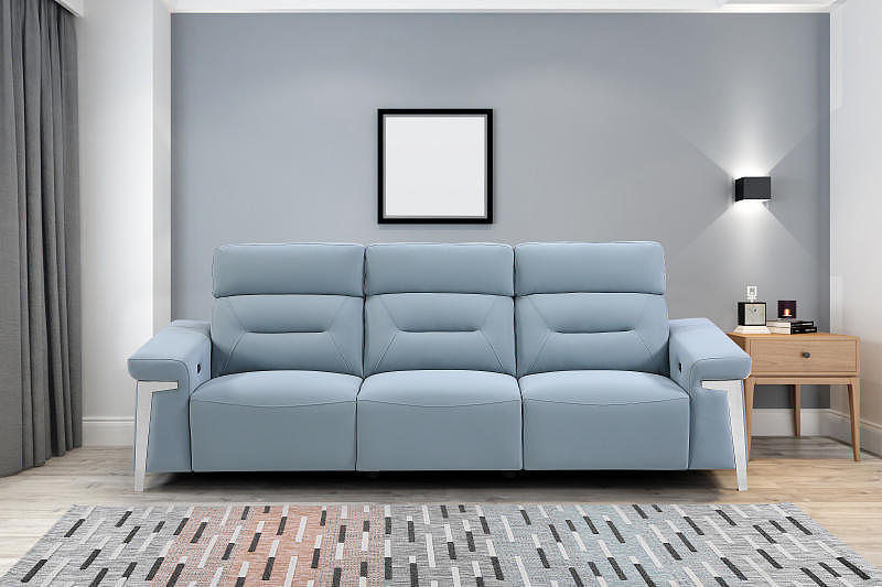 沙发拍摄,商业拍摄,皮质沙发现场拍摄图