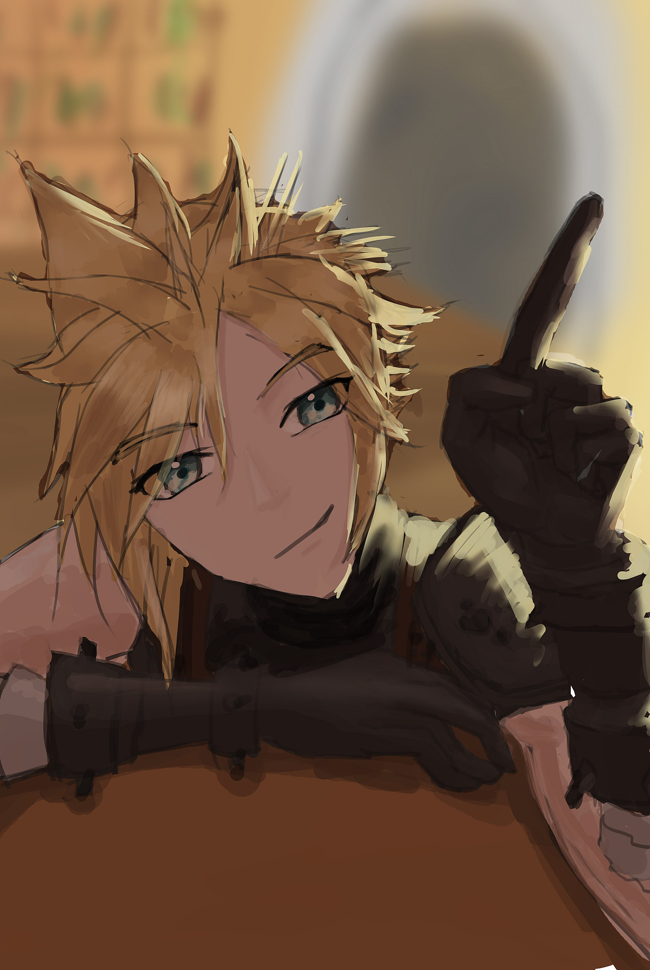 #创作加油站# 克劳德（图ZMzE1MTIzOTY0） - 艺术插画 - 站酷设计师魔法少女爱原创素材 - 站酷ZCOOL