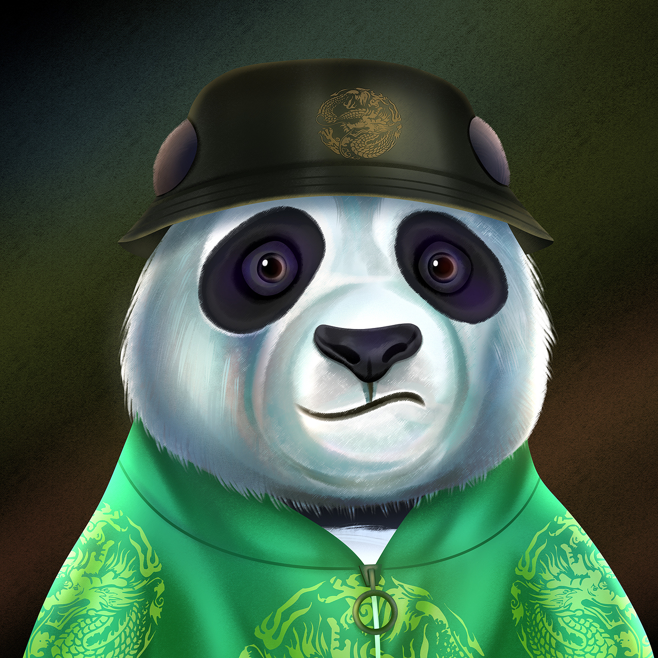 国潮大熊猫立体感动物10