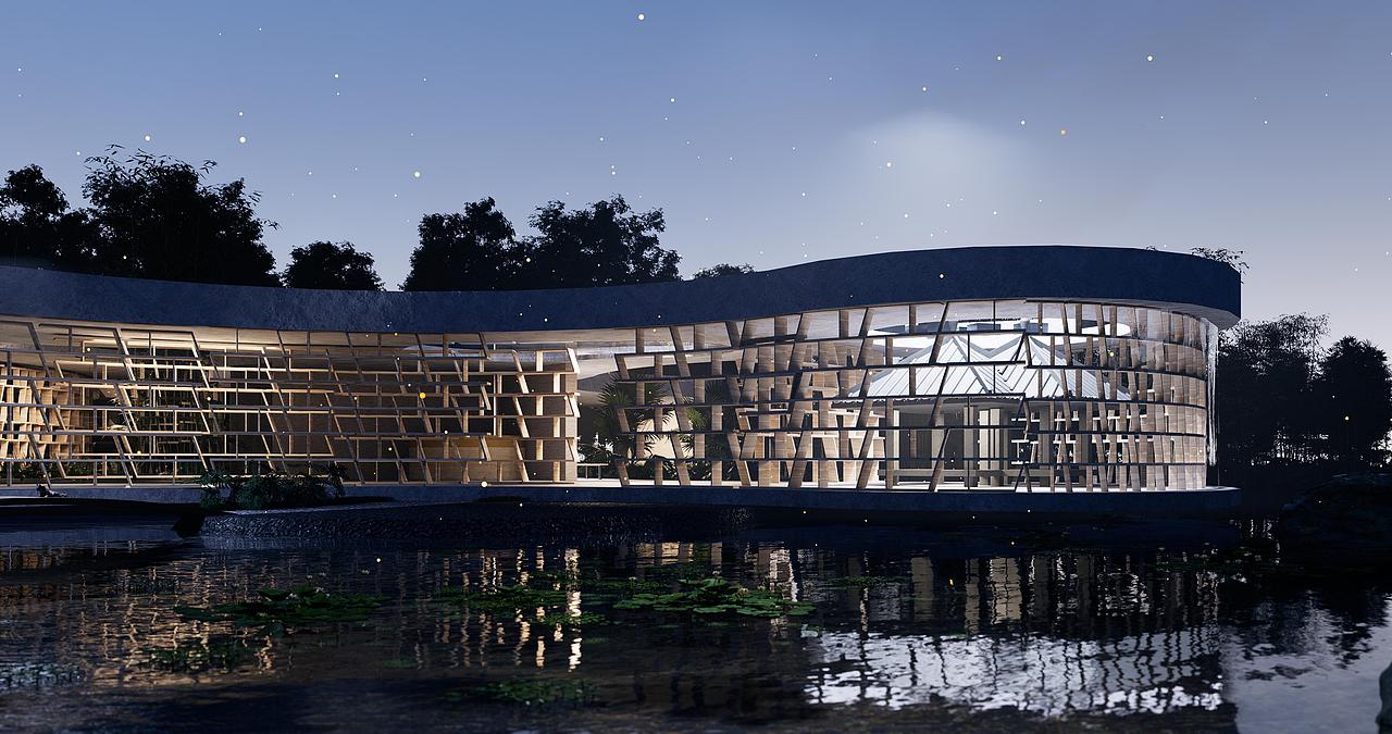 模型之海——大学生活动中心（图ZMzI1ODAyNjcy） - 场景 - 站酷设计师太子WTZ原创素材 - 站酷ZCOOL