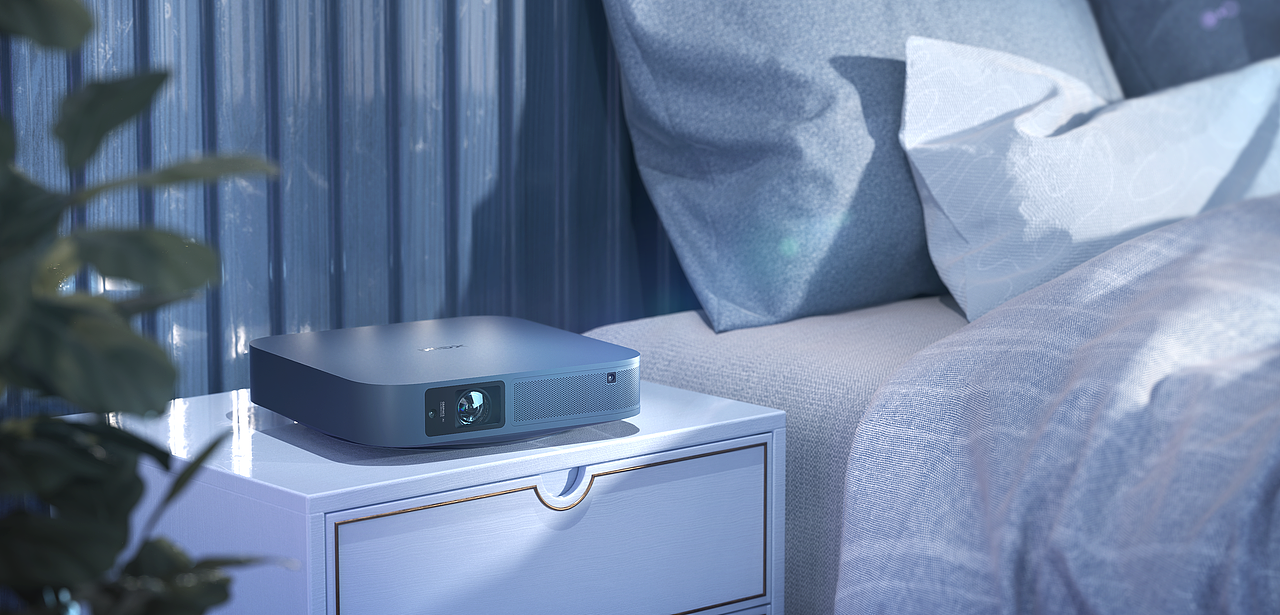 极米投影仪_渲染