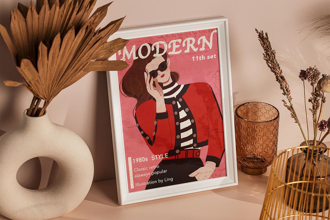 摩登女郎（图ZMzA3MDk3MjEy） - 创作习作 - 站酷设计师起舞翎Ling原创素材 - 站酷ZCOOL