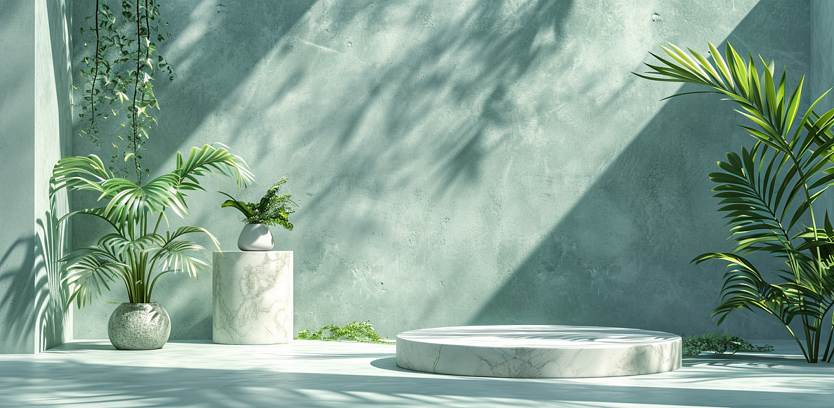 AI电商绿植展台