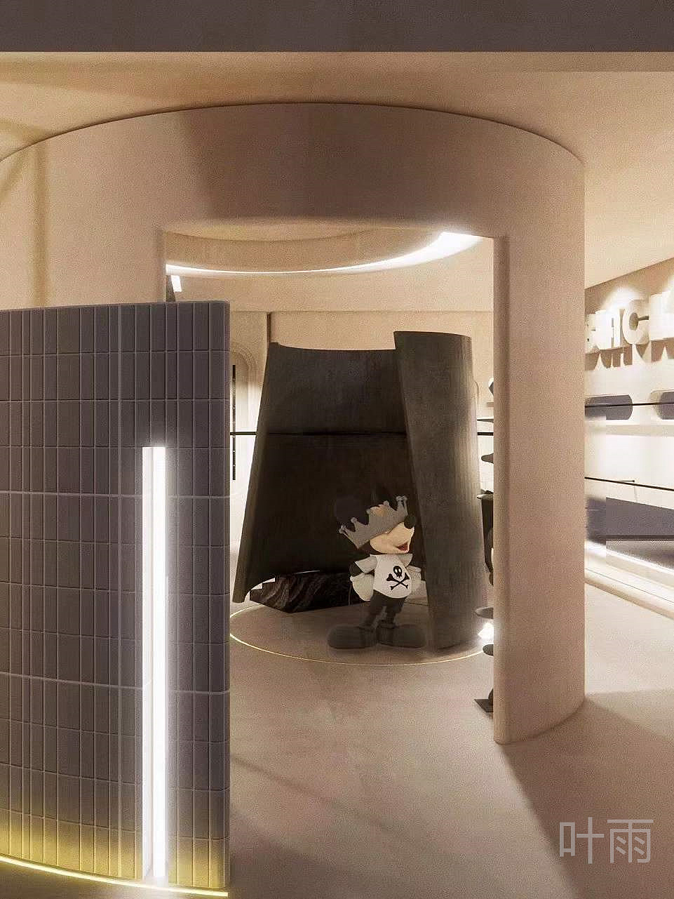 概念零售空间·强调空间着重色