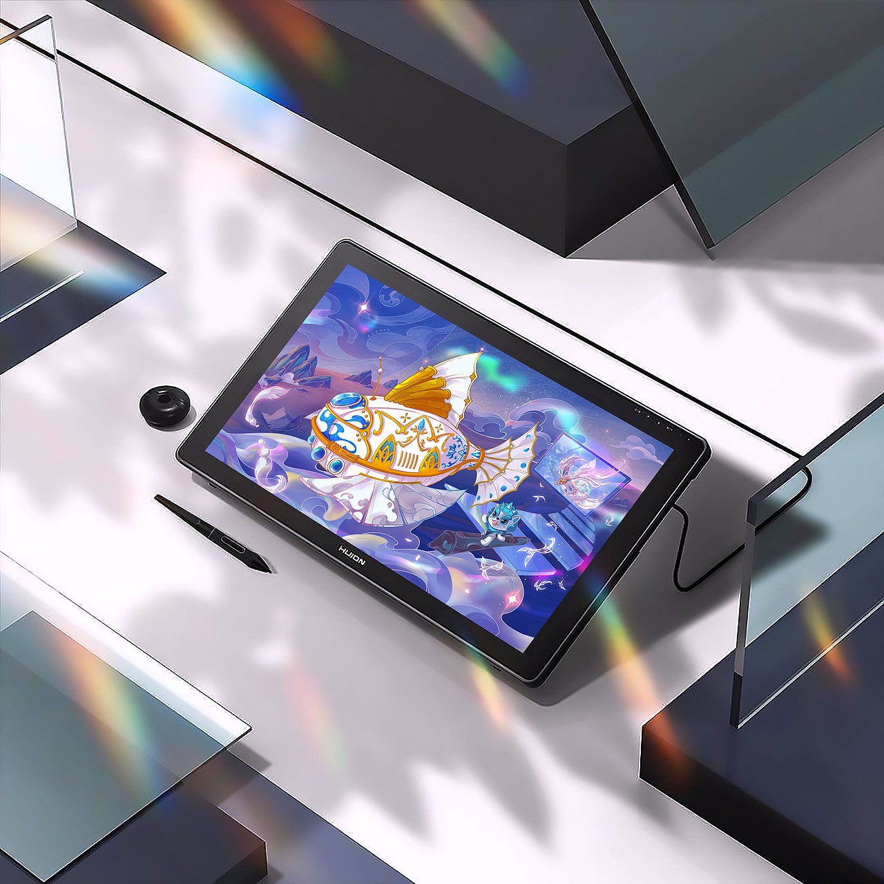 绘王壁纸比赛|《逐梦之航 向阳而行》（图ZMzM2NDE1NDYw） - 商业插画 - 站酷设计师一口稣So原创素材 - 站酷ZCOOL