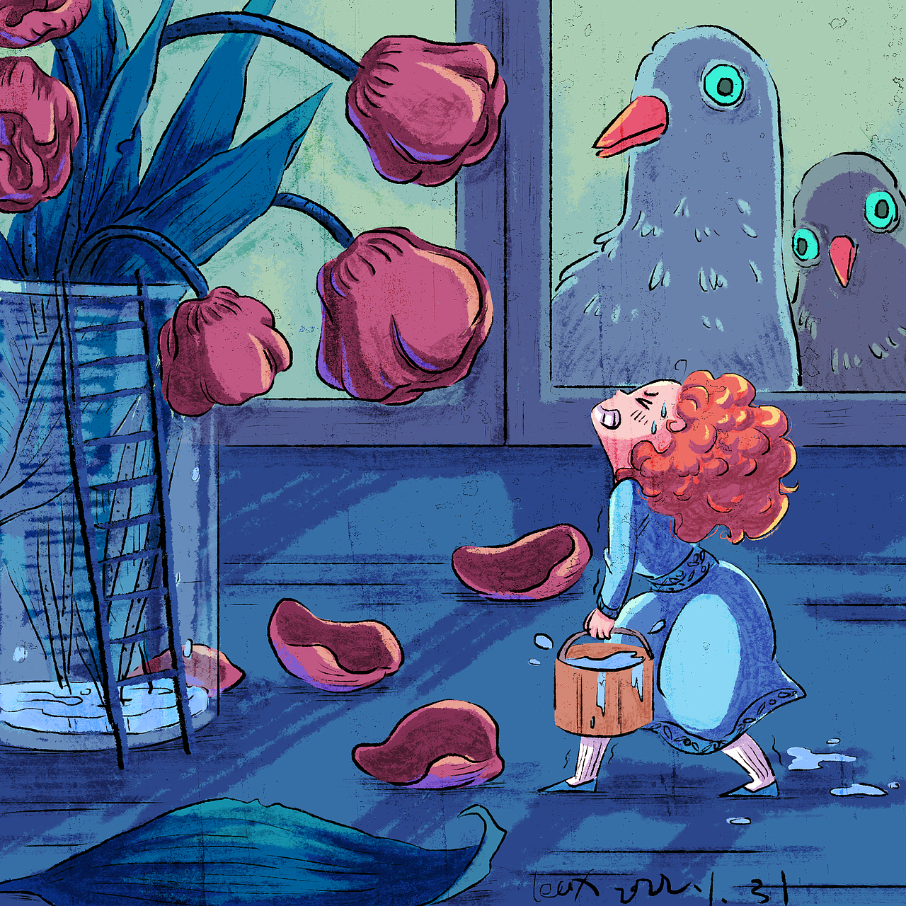 近几月的一些插画小练习