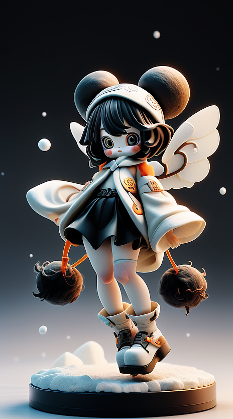 类人型精怪形象,新人第一次创作