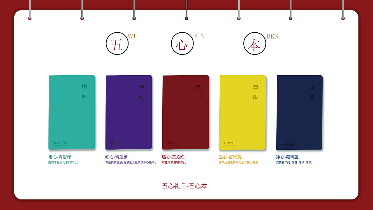 五心文化礼盒设计