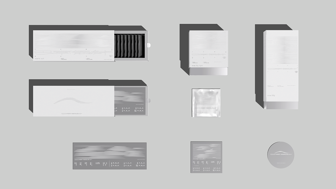 巴南银针-茶包装设计（银色线条贯穿包装设计）（图ZMzY5MDY0NDI0） - 包装 - 站酷设计师这里设计原创素材 - 站酷ZCOOL