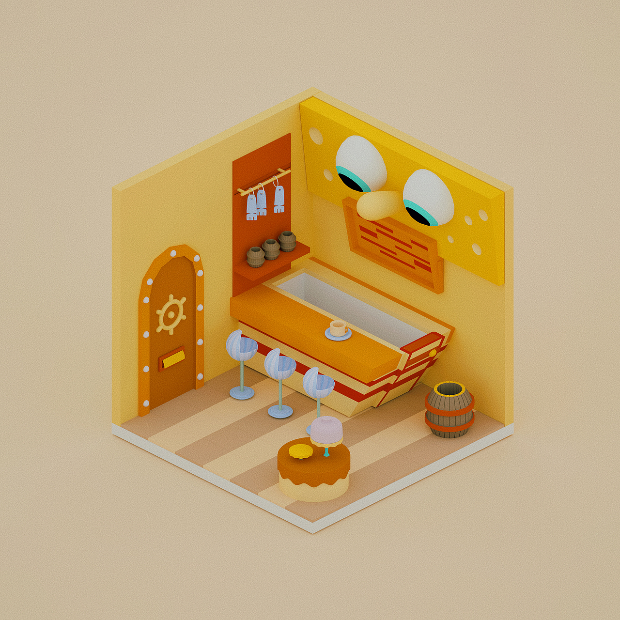 海绵BobBob（图ZMzI0MTk1OTE2） - 场景 - 站酷设计师不吃葱姜蒜的鱼原创素材 - 站酷ZCOOL