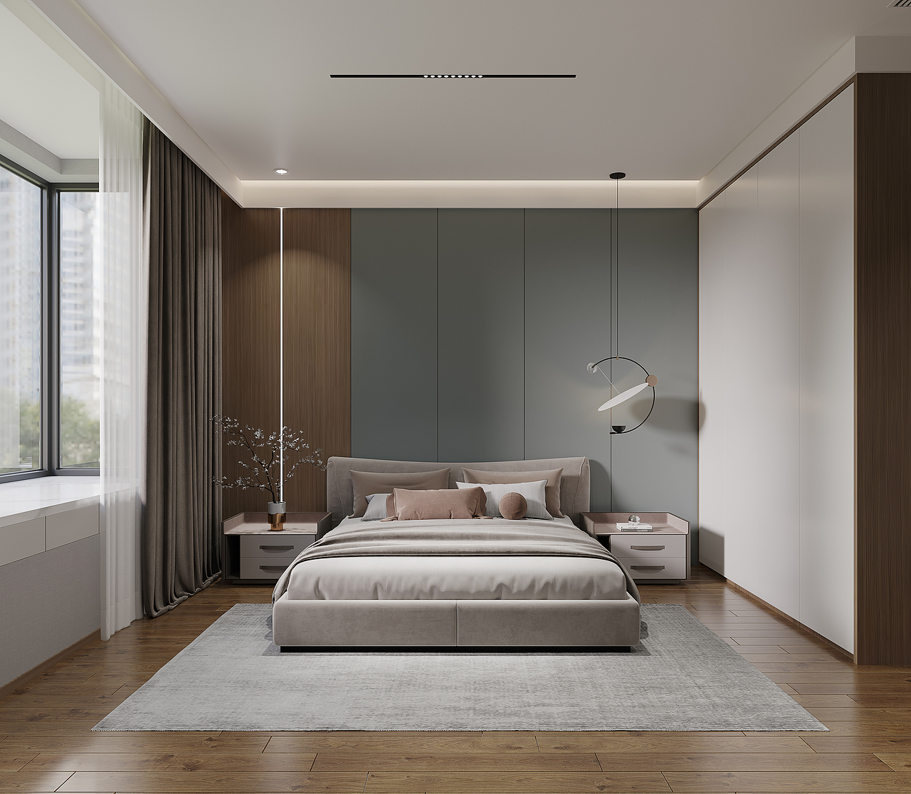 现代客餐厅效果图