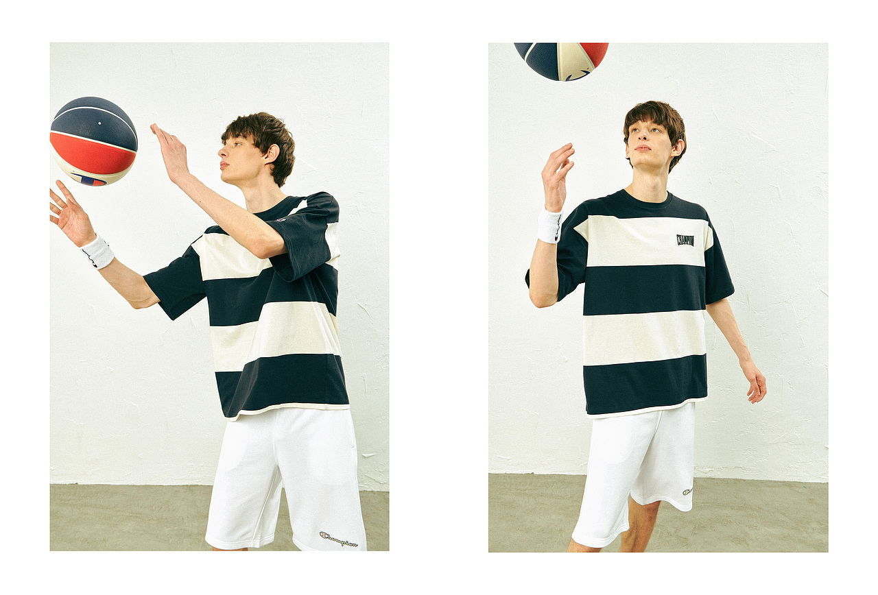 champion冠军运动品牌 T恤男装 潮牌拍摄