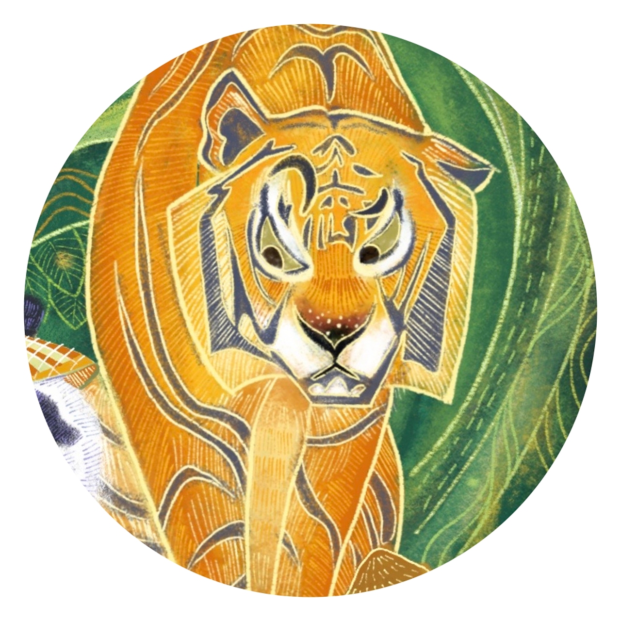 《在林中》——大熊猫和小伙伴们（图ZMzUyNDA1NjA0） - 商业插画 - 站酷设计师努力画画的丁小雨原创素材 - 站酷ZCOOL