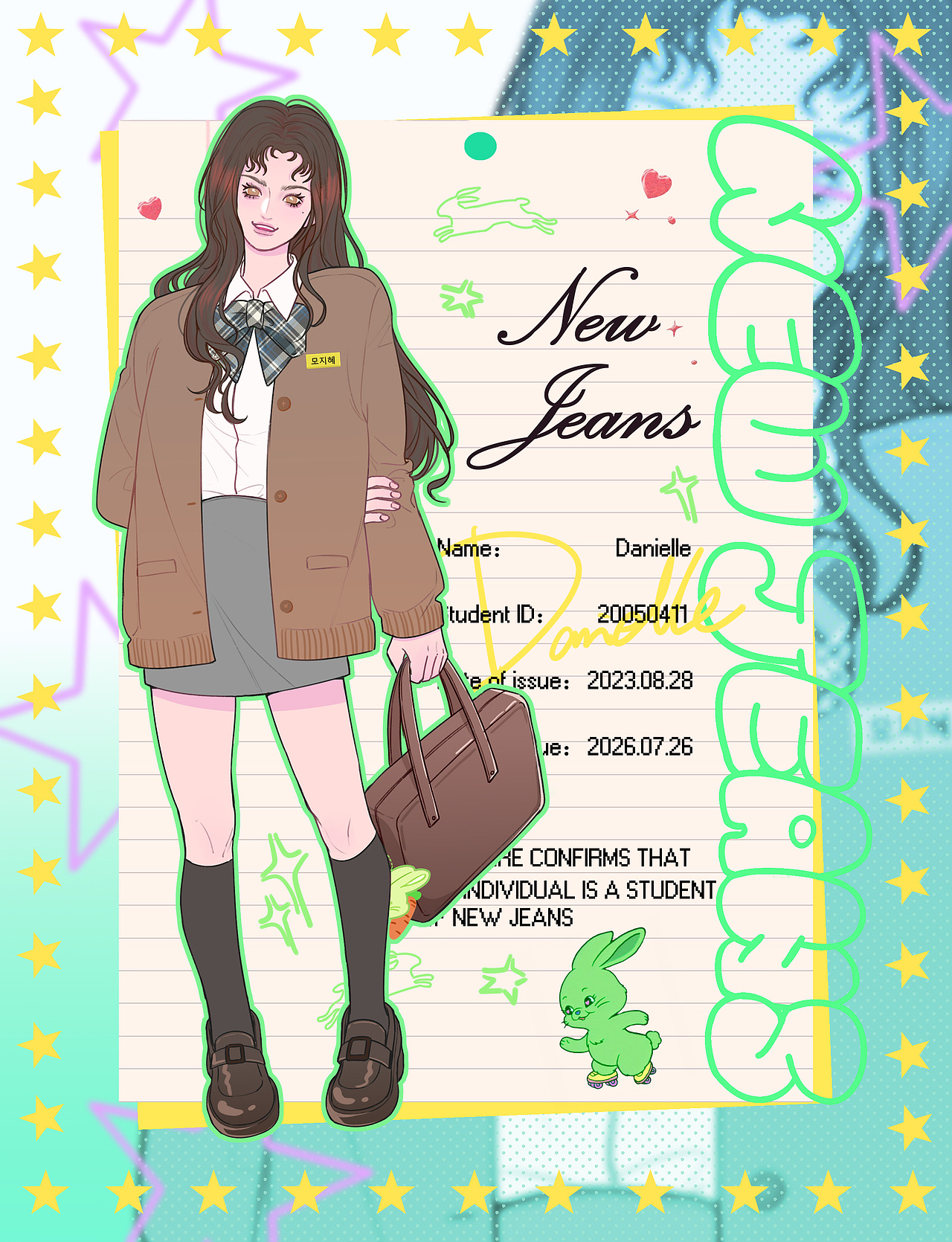 New Jeans校园AU（图ZMzU2NzczNjQw） - 创作习作 - 站酷设计师nanago_原创素材 - 站酷ZCOOL