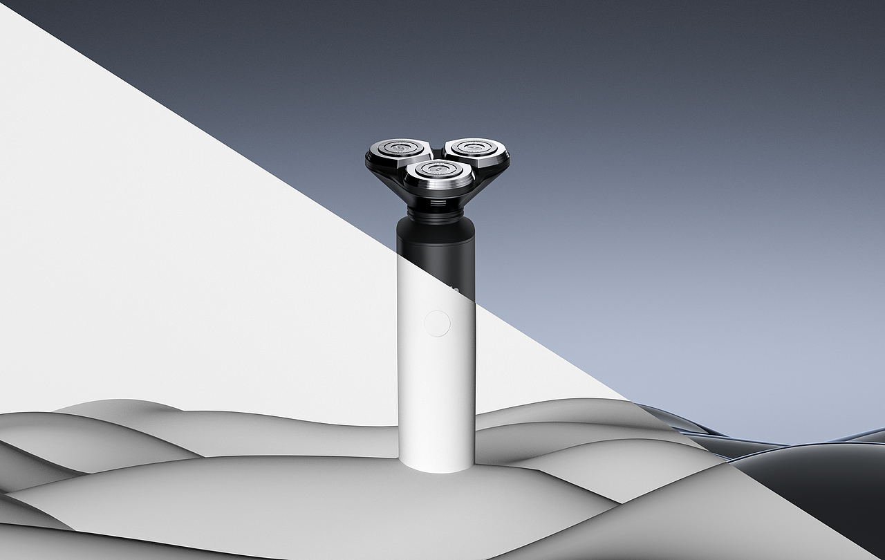 剃须刀项目 建模 渲染