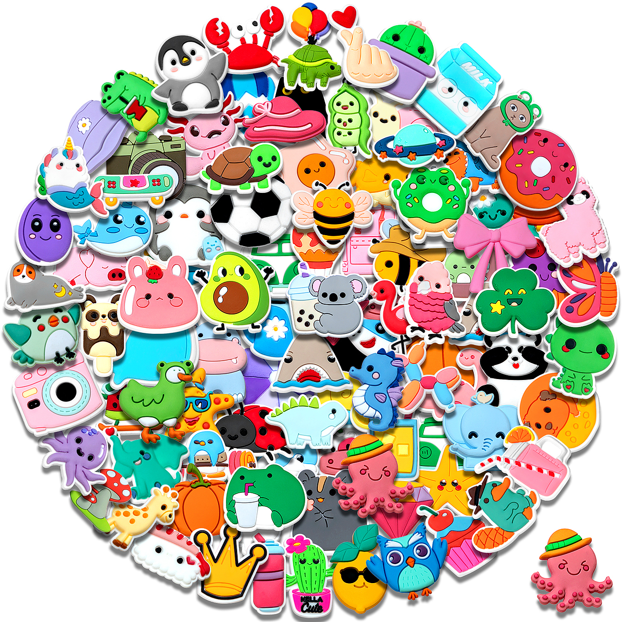 100个可爱洞洞鞋鞋扣 亚马逊图片 A+ 视频