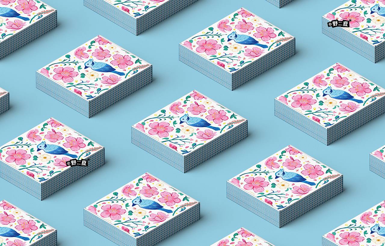 烘焙甜品插画包装