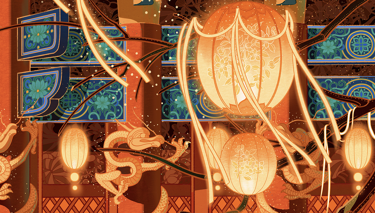 《画壁》组画系列（图ZMzYwNTM4MjA0） - 商业插画 - 站酷设计师唐众汤忠原创素材 - 站酷ZCOOL