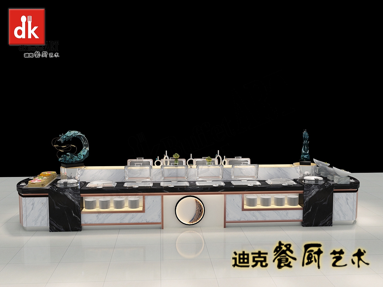 酒店餐厨艺术自助餐台 dk餐饮家具移动布菲台制作（图ZMzM0Mzg3MTA0） - 其他工业/产品 - 站酷设计师迪克自助餐台定制原创素材 - 站酷ZCOOL