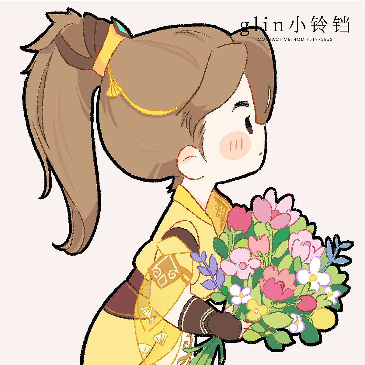 可爱同人头像（图ZMzQ2Mjk0ODg0） - 商业插画 - 站酷设计师glin小铃铛原创素材 - 站酷ZCOOL